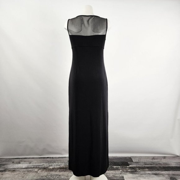 JOSEPH Ribkoff Pink & Black Stripped Maxi Dress Size M - Picture 13 of 16